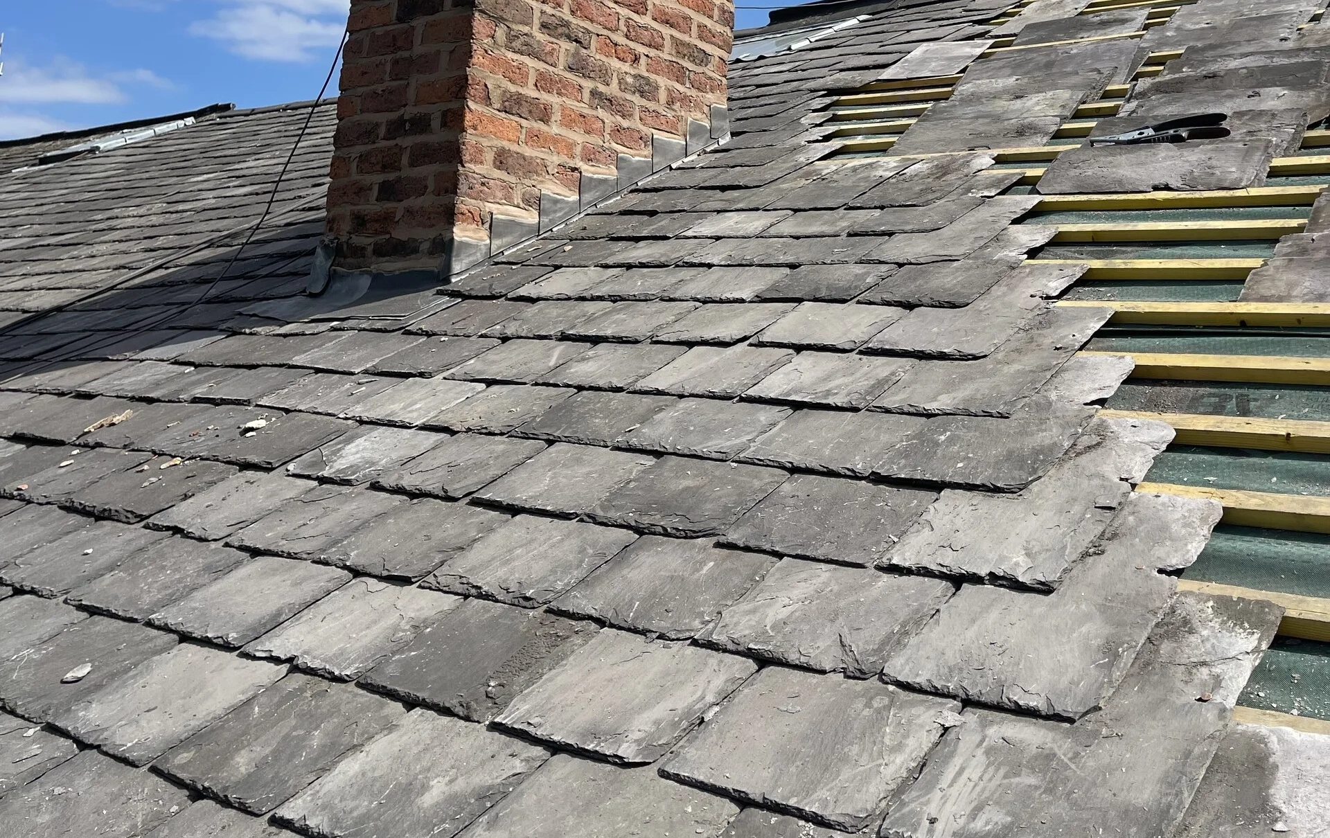 slate roof